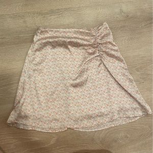 Japna skirts | floral lined silk skirt